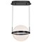 Nuvo Arvada, 12 Inch LED Pendant, Matte Black, Silk Screened Acrylic Lens 62/2032 - alternate 4